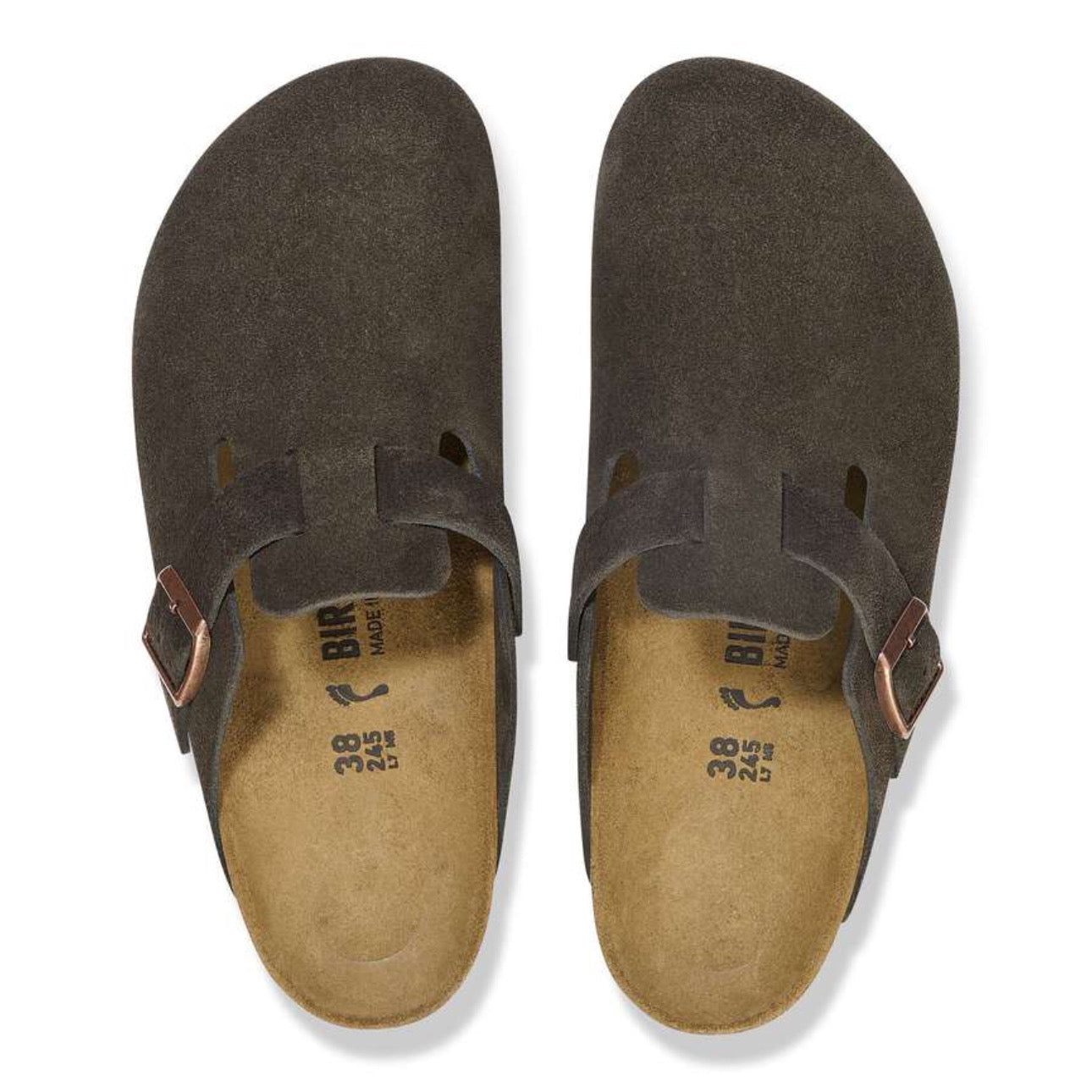 Birkenstock Boston Soft Footbed Suede 'Mocha'