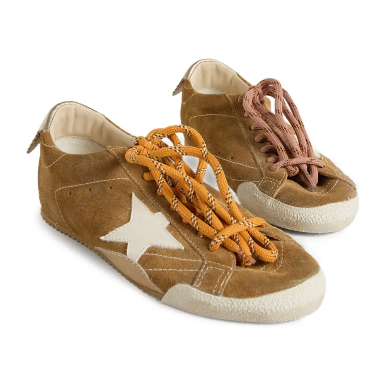 Golden Goose True-Star 'Tobacco / White'