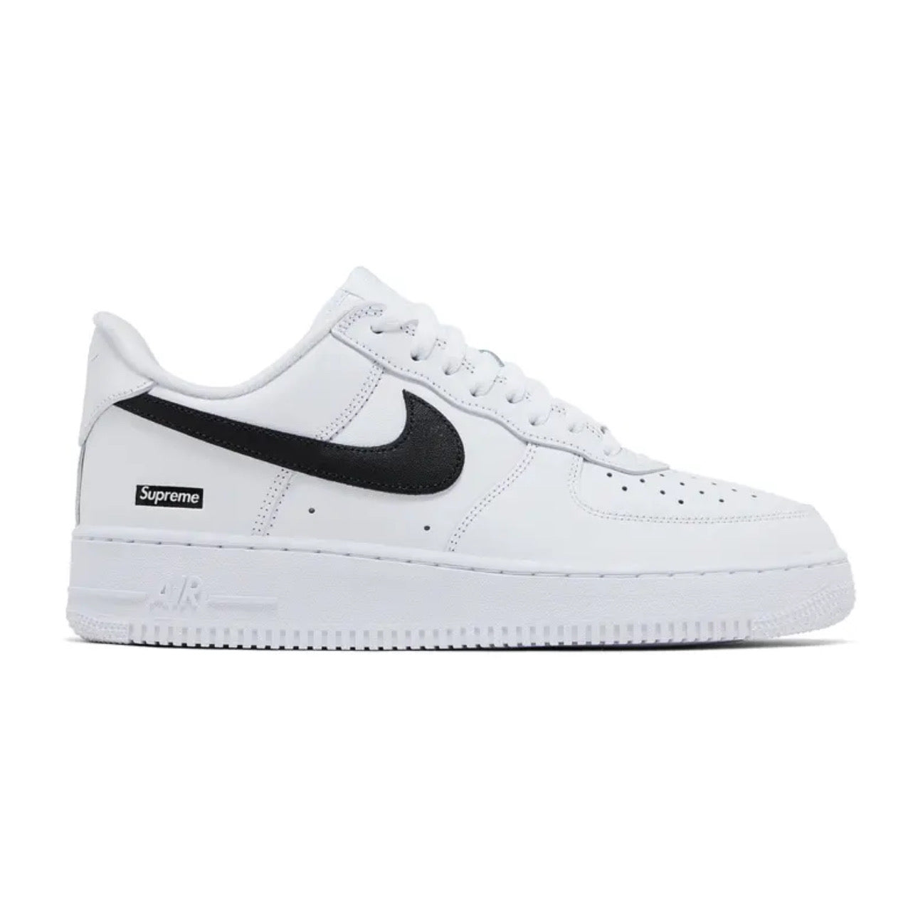 Supreme x Nike Air Force 1 Low 'Box / Logo / White / Black'