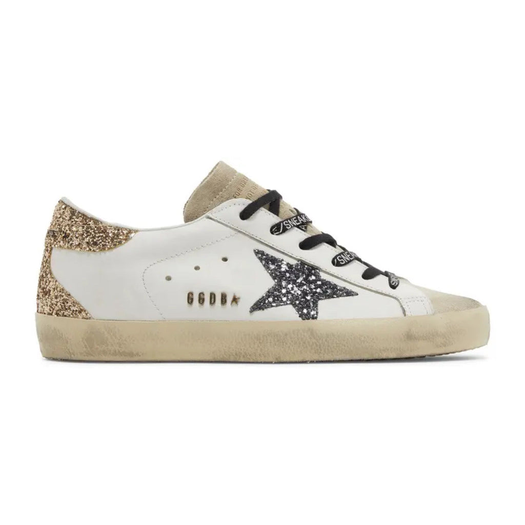 Golden Goose Super-Star 'Optic White / Seedpearl Glitter'