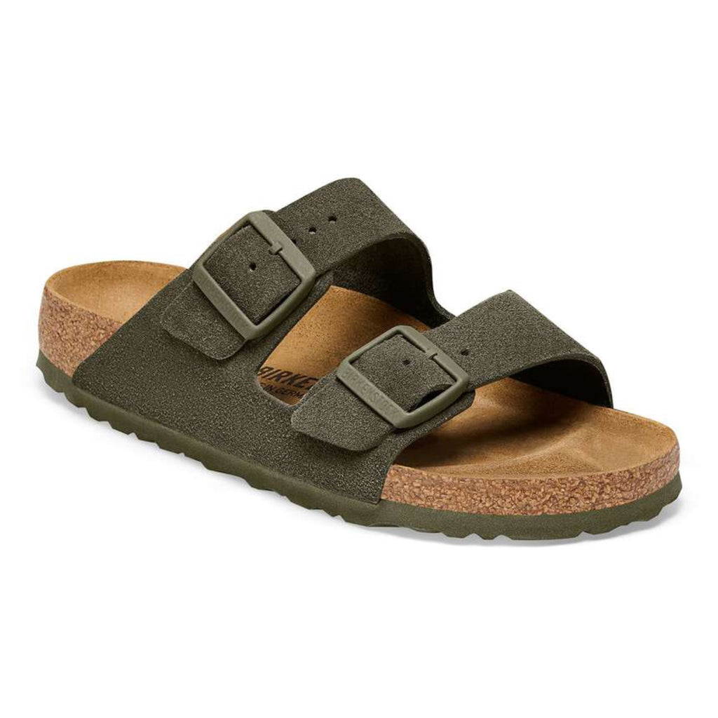 Birkenstock Arizona Soft Footbed Suede Leather Thyme