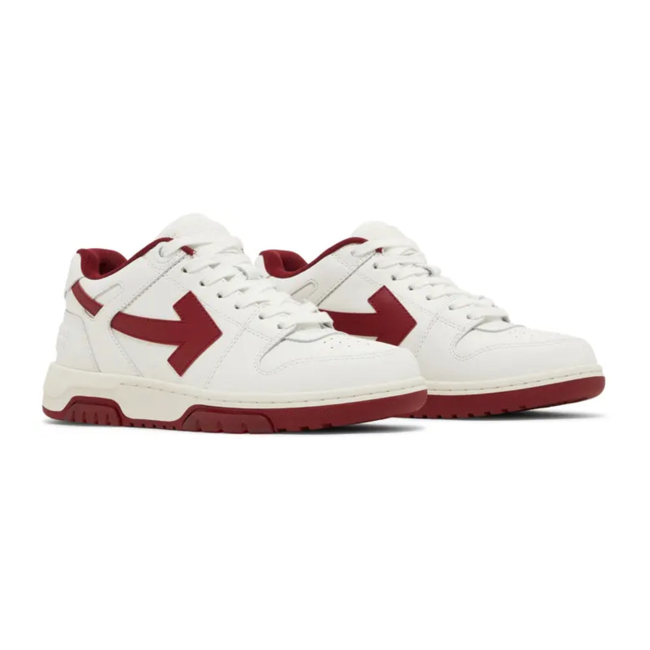 Off-White Out of Office 'White / Burgundy'