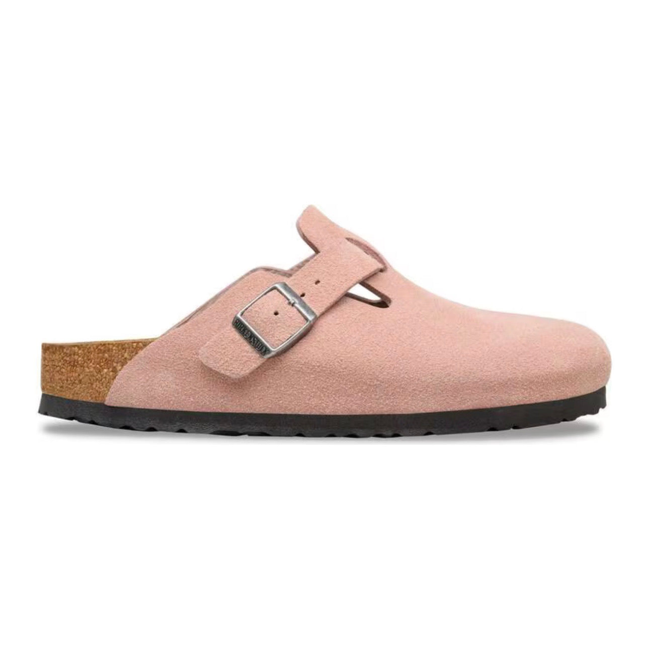 Birkenstock Boston Soft Footbed Suede 'Antique Pink Clay'
