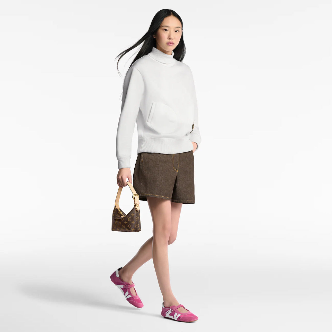 Louis Vuitton LV Sneakerina Mary Jane 'Rose'