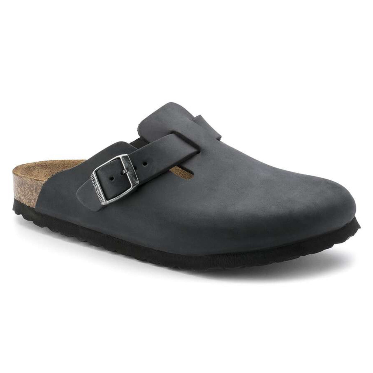 Birkenstock Boston Oiled Leather 'Black'