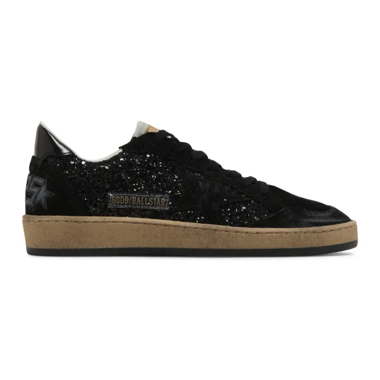Golden Goose Ball Star 'Black Glitter'