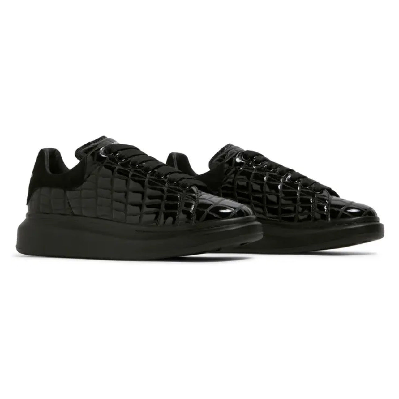 Alexander McQueen Oversized 'Black Crocodile'