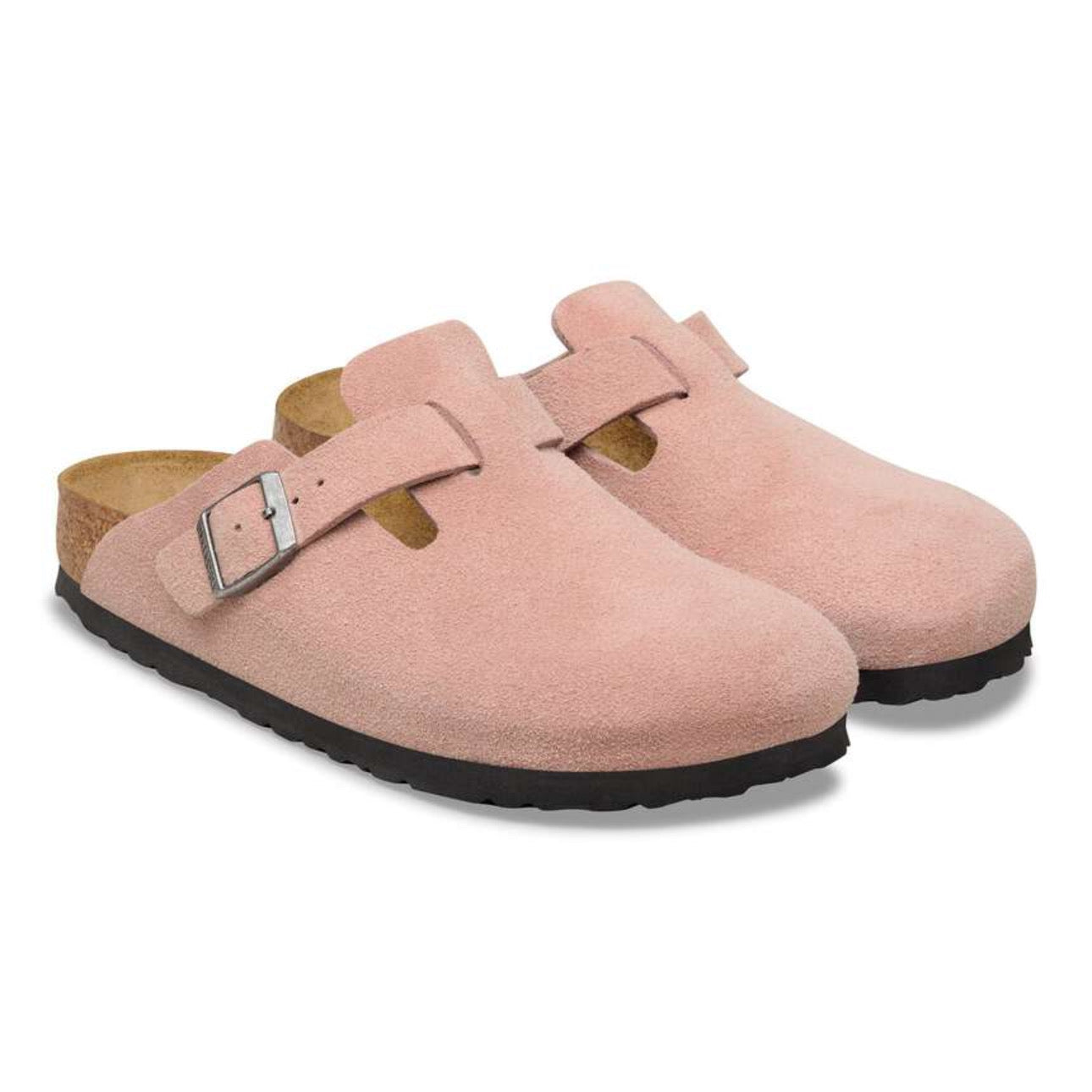 Birkenstock Boston Soft Footbed Suede 'Antique Pink Clay'