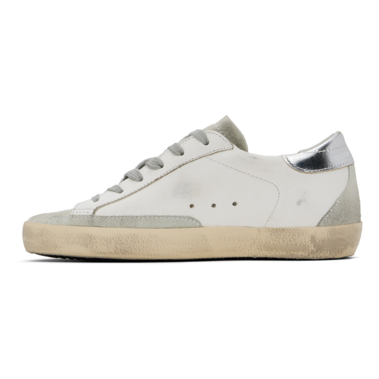 Golden Goose Super-Star 'White / Orchid Pink'