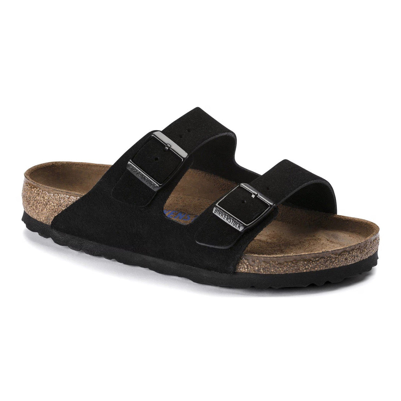 Birkenstock Arizona Soft Footbed Suede 'Black'