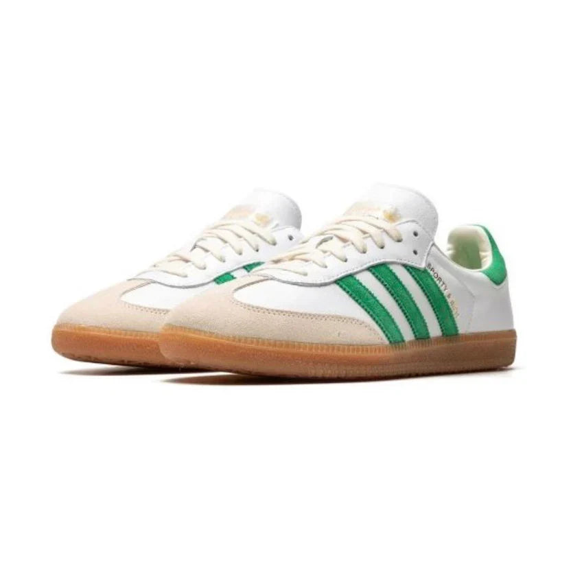 Sporty & Rich x adidas Samba OG 'Cloud White / Green'