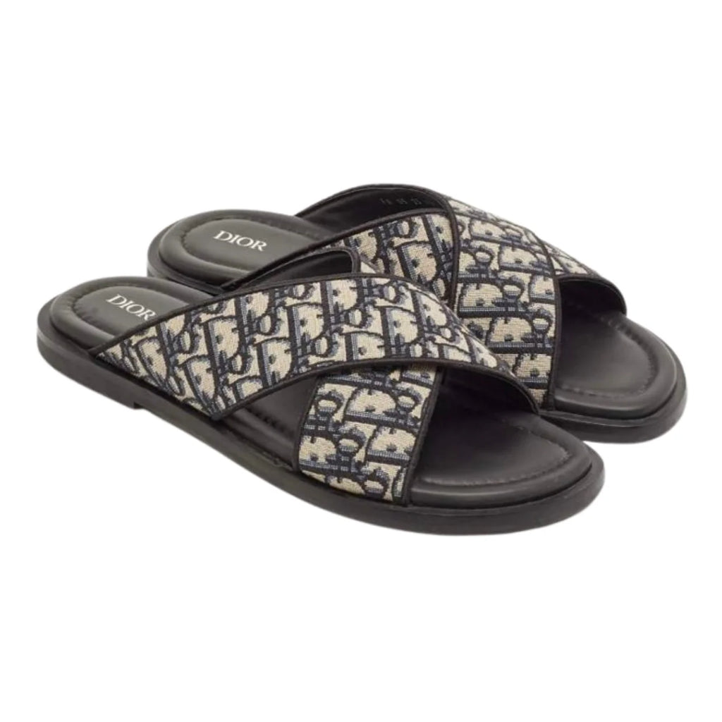 Dior Alias Slide 'Blue Oblique'