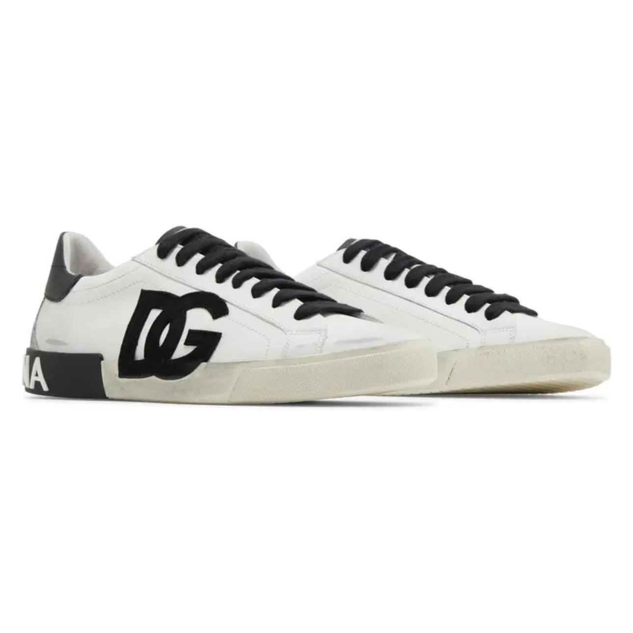 Dolce & Gabbana Portofino Vintage 'DG Logo Print / White / Black'