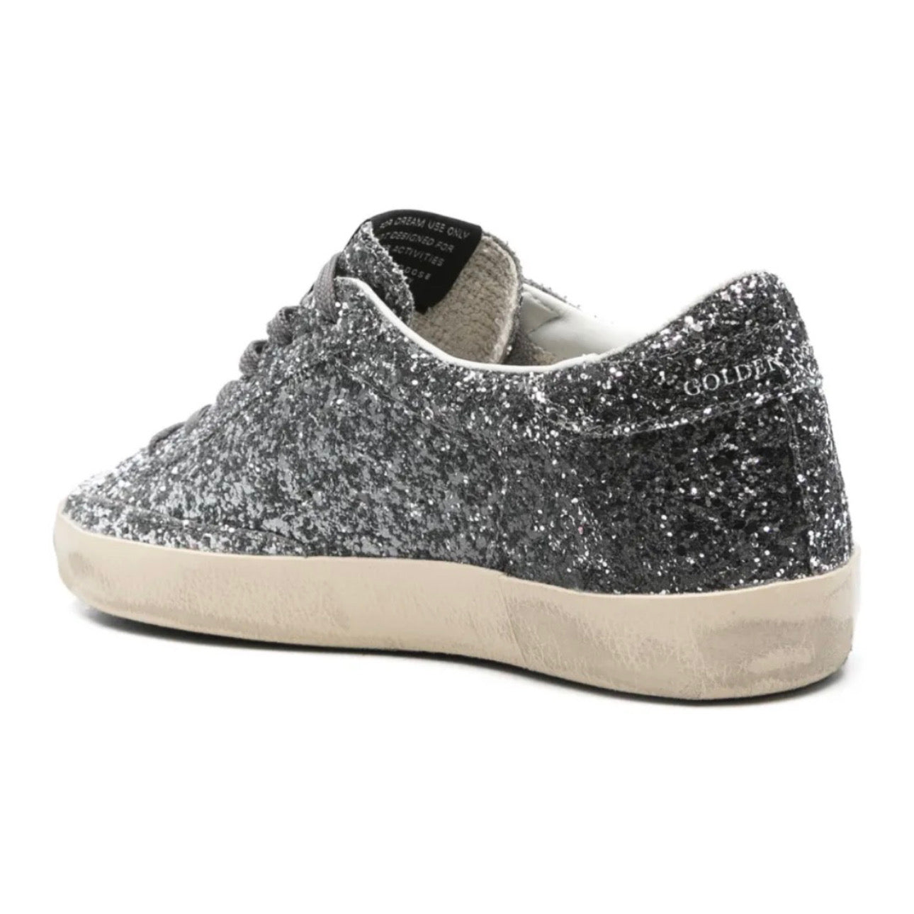 Golden Goose Super-Star 'Silver Glitter / White'