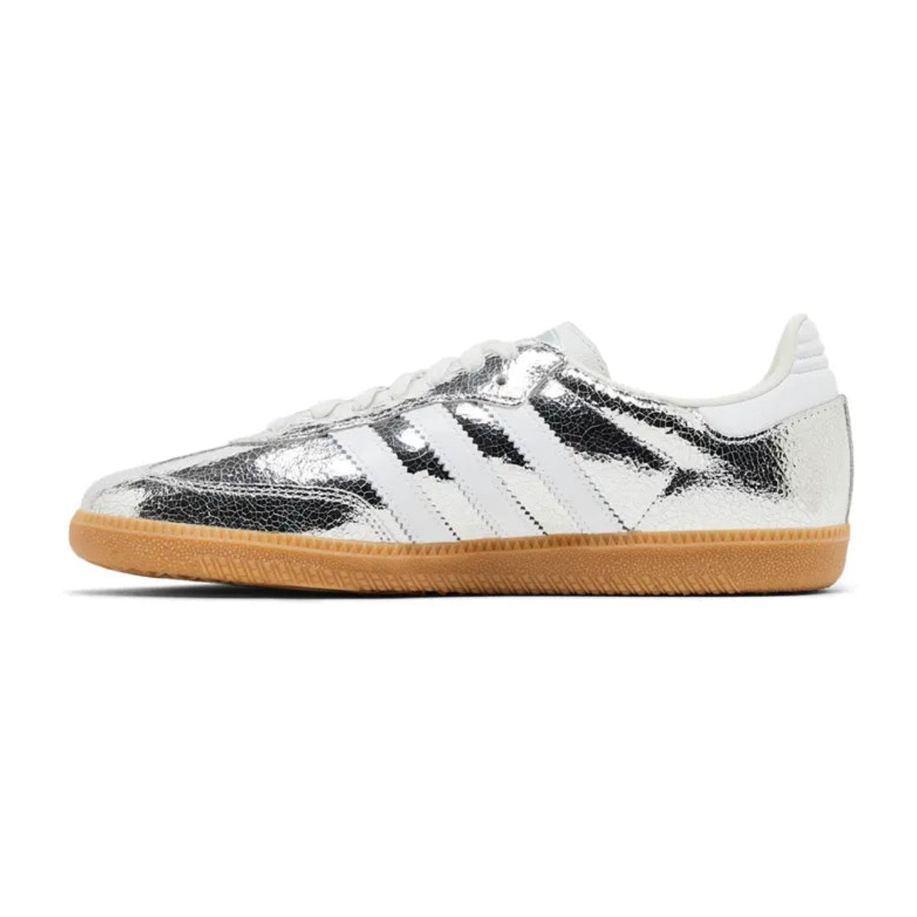 adidas Samba OG 'Silver Metallic / Cracked Leather'