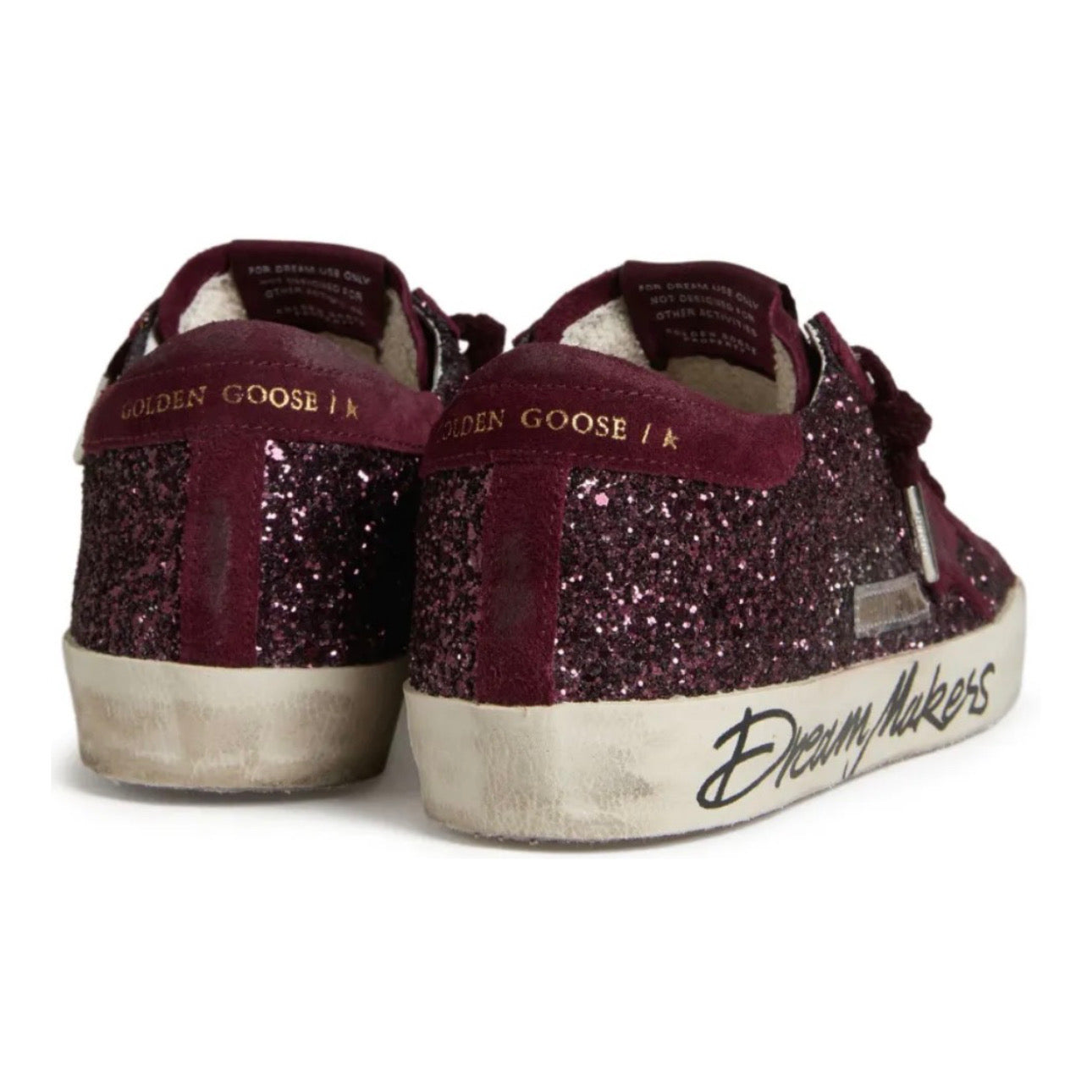 Golden Goose Super-Star LTD 'Dark Red Glitter'