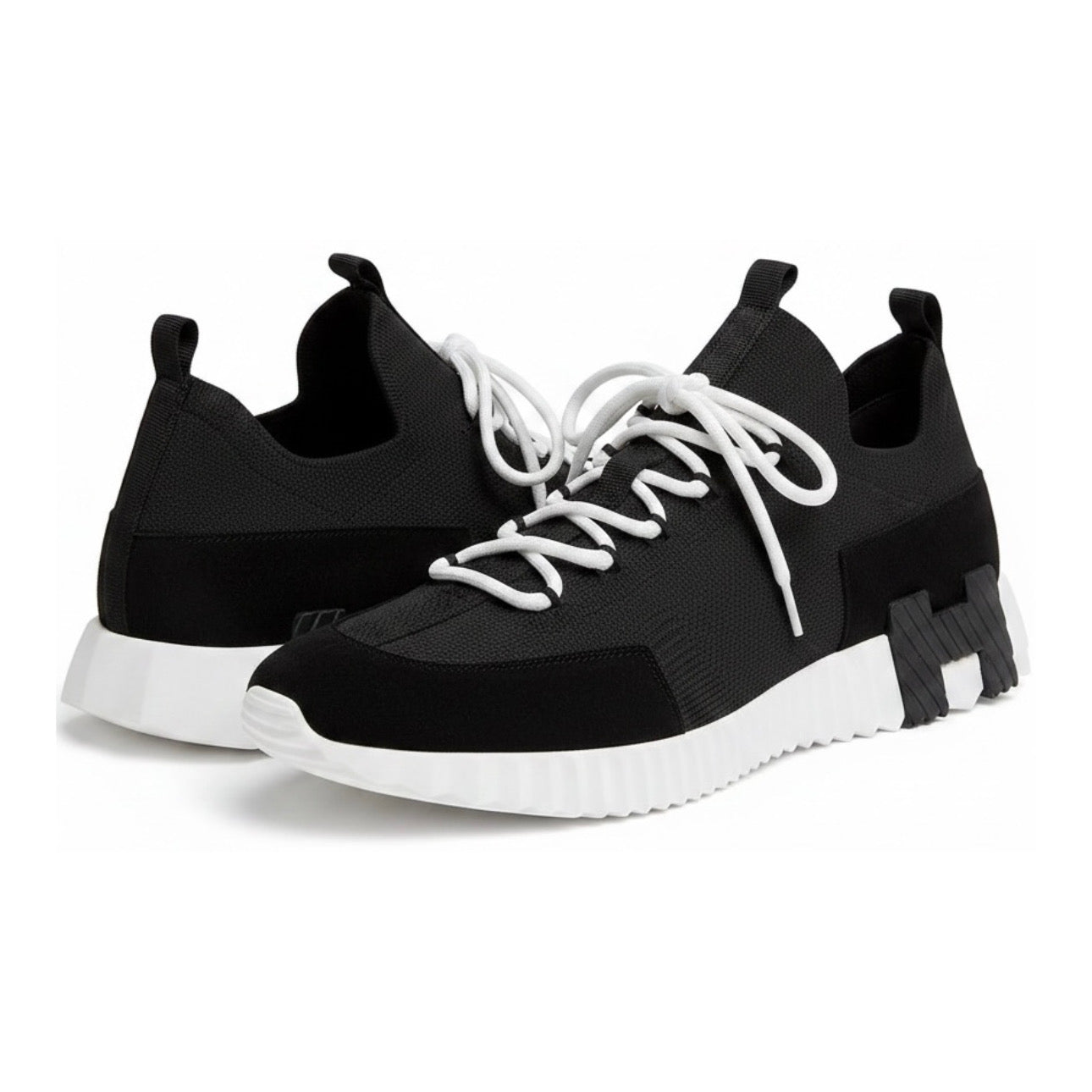 Hermès Bouncing 'Noir / Blanc' (Suede)
