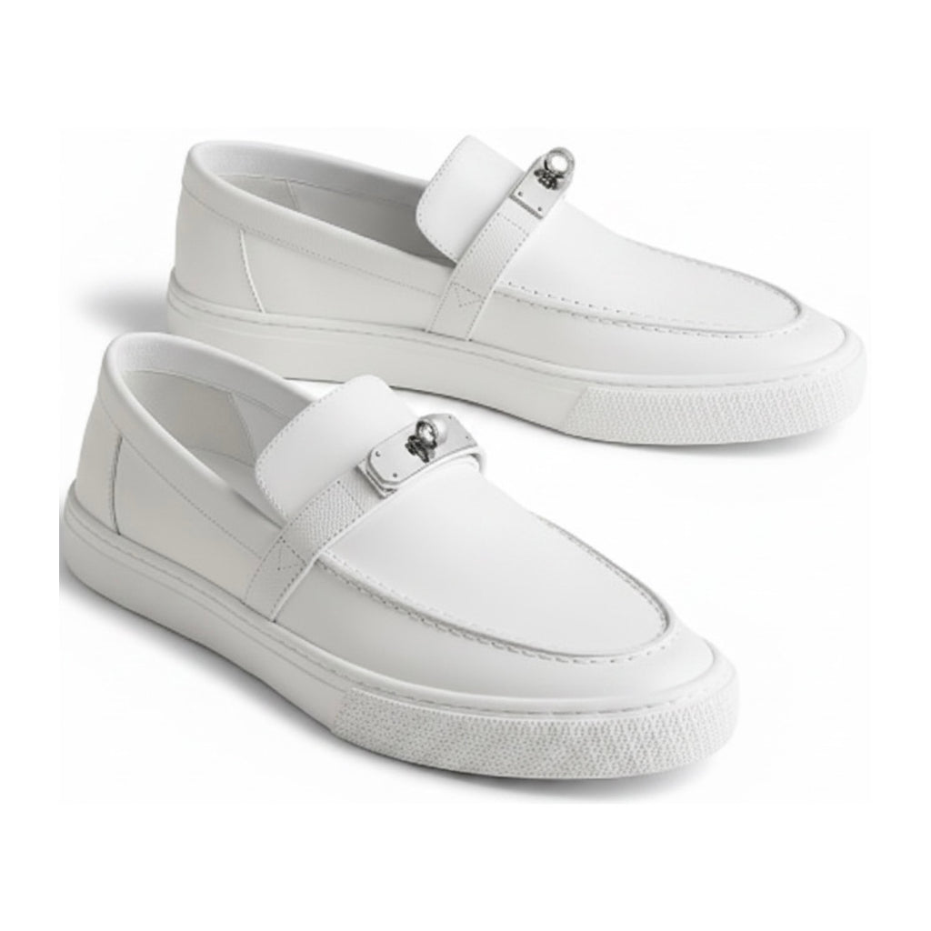 Hermès Game Slip-On 'Blanc'