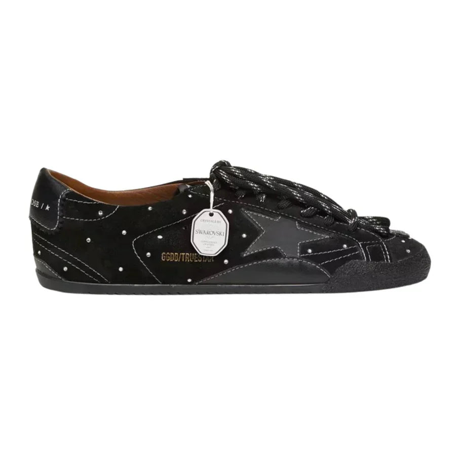 Golden Goose True-Star 'Black Suede / Swarovski'