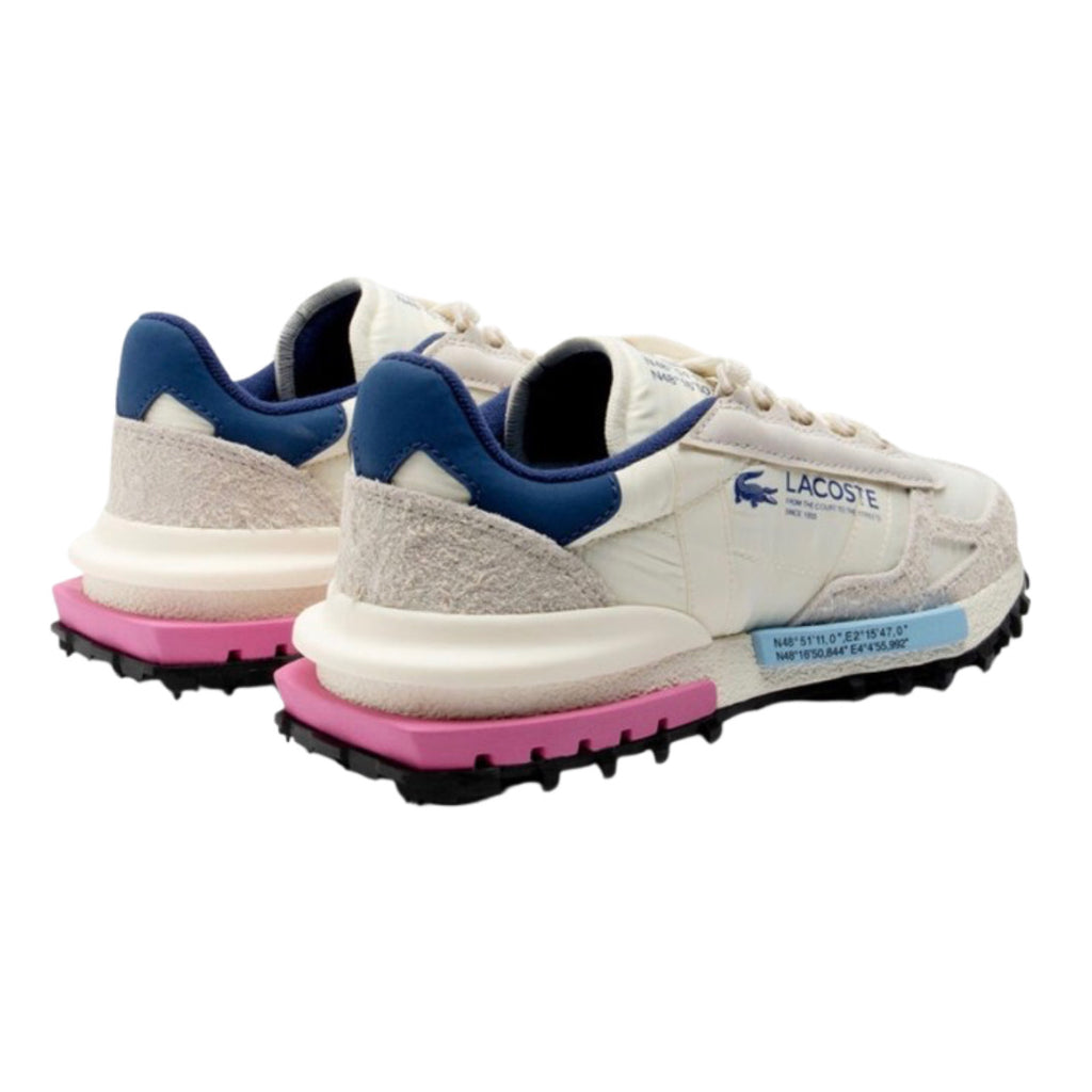 Lacoste Elite Active 'Off White / Navy / Pink'