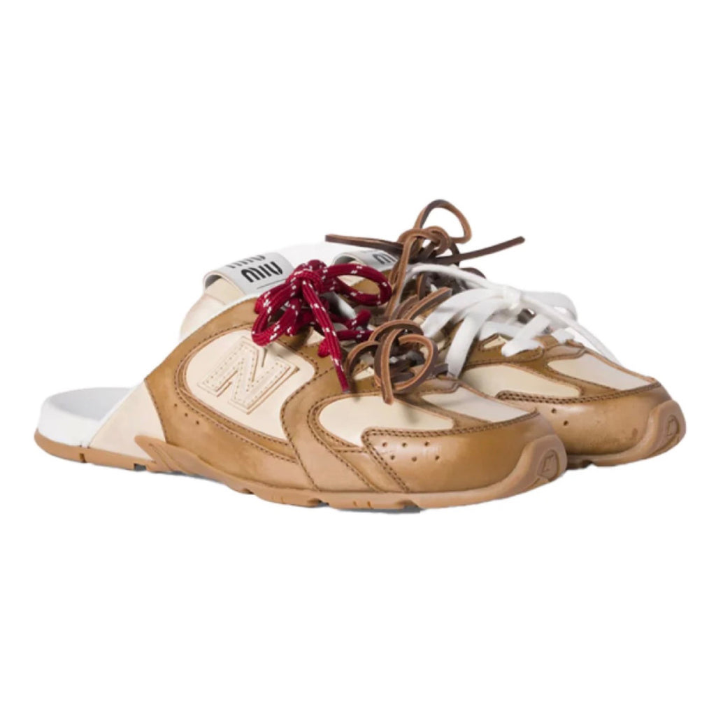 New Balance 530 x Miu Miu Slipper in 'Beige / Brown'