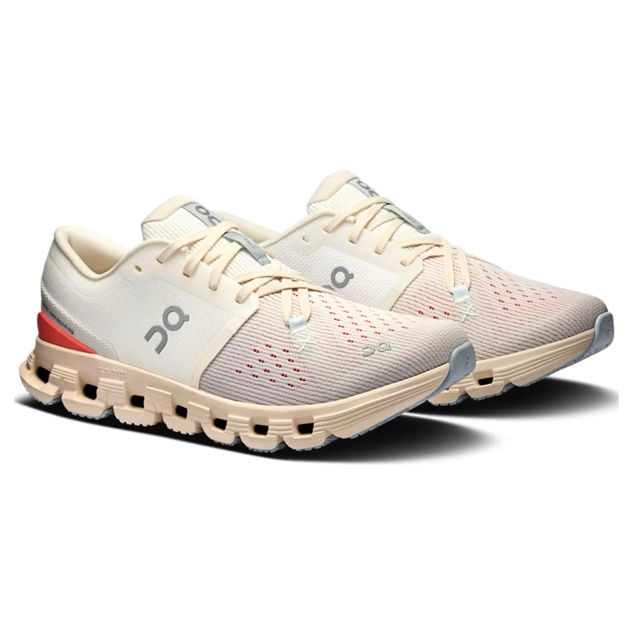ON Cloud X 4 'Ivory / Salmon'