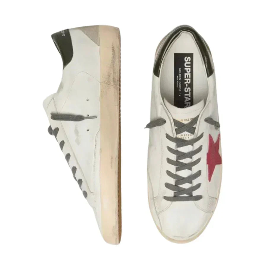 Golden Goose Super-Star 'Red / Green'