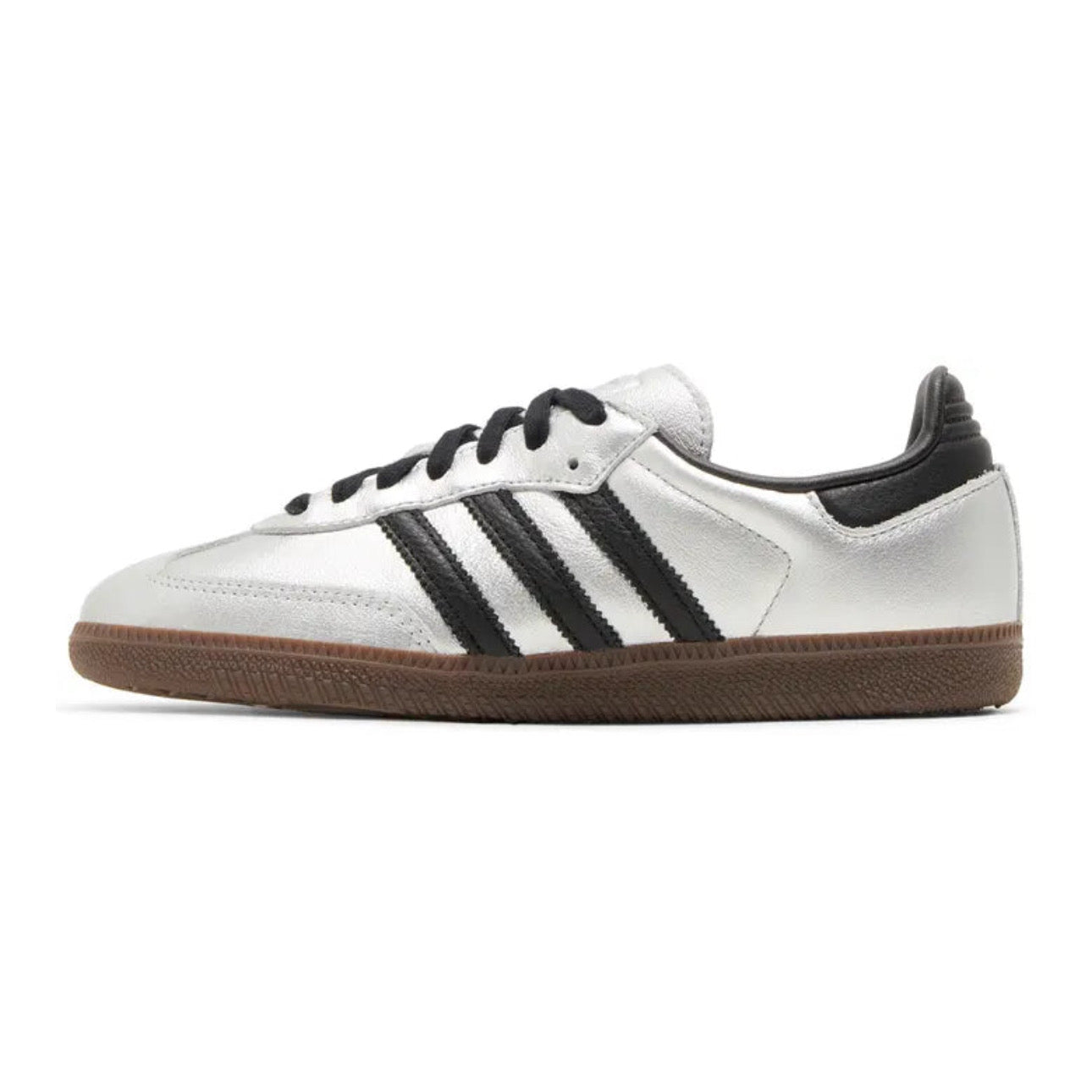 adidas Samba OG 'Silver Metallic / Core Black / Gum'