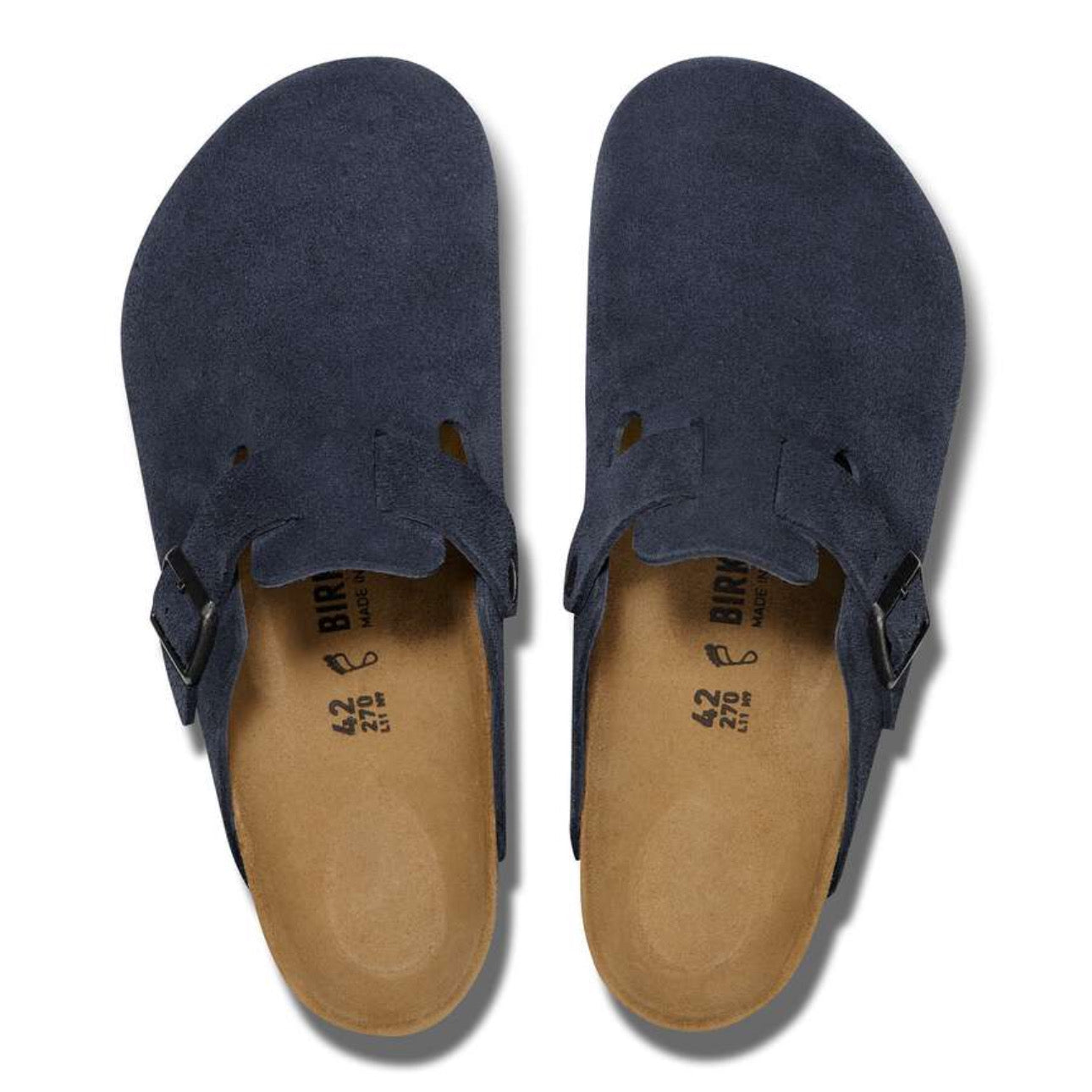 Birkenstock Boston Soft Footbed Suede 'New Navy'