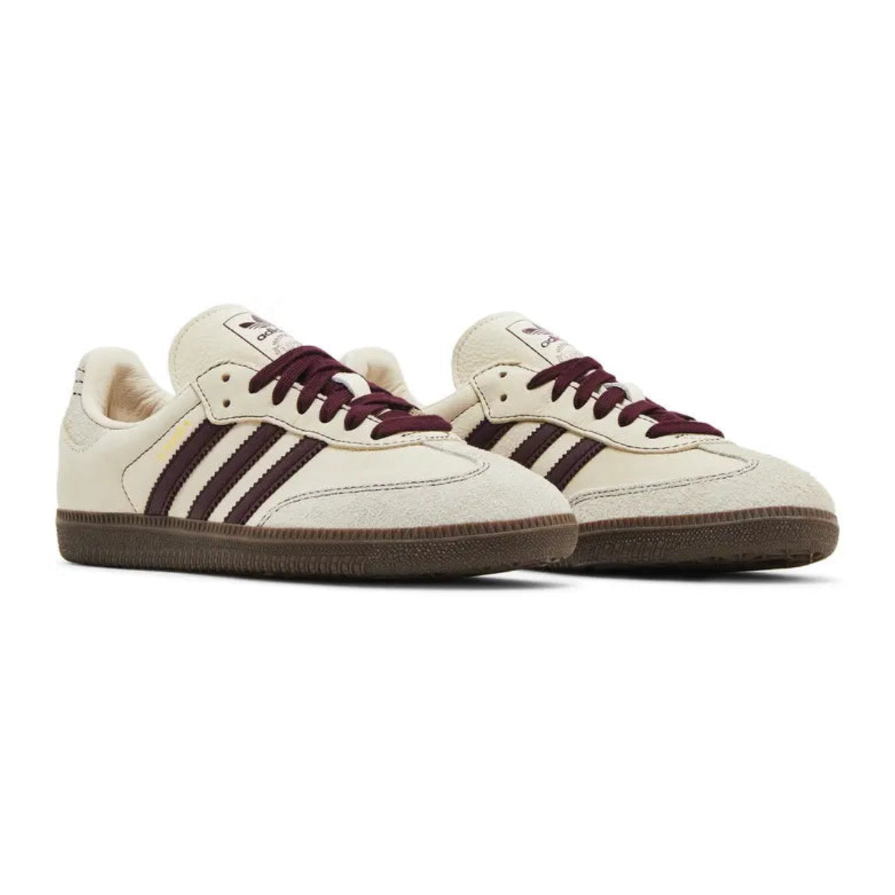 adidas Samba OG 'Wonder White / Maroon'