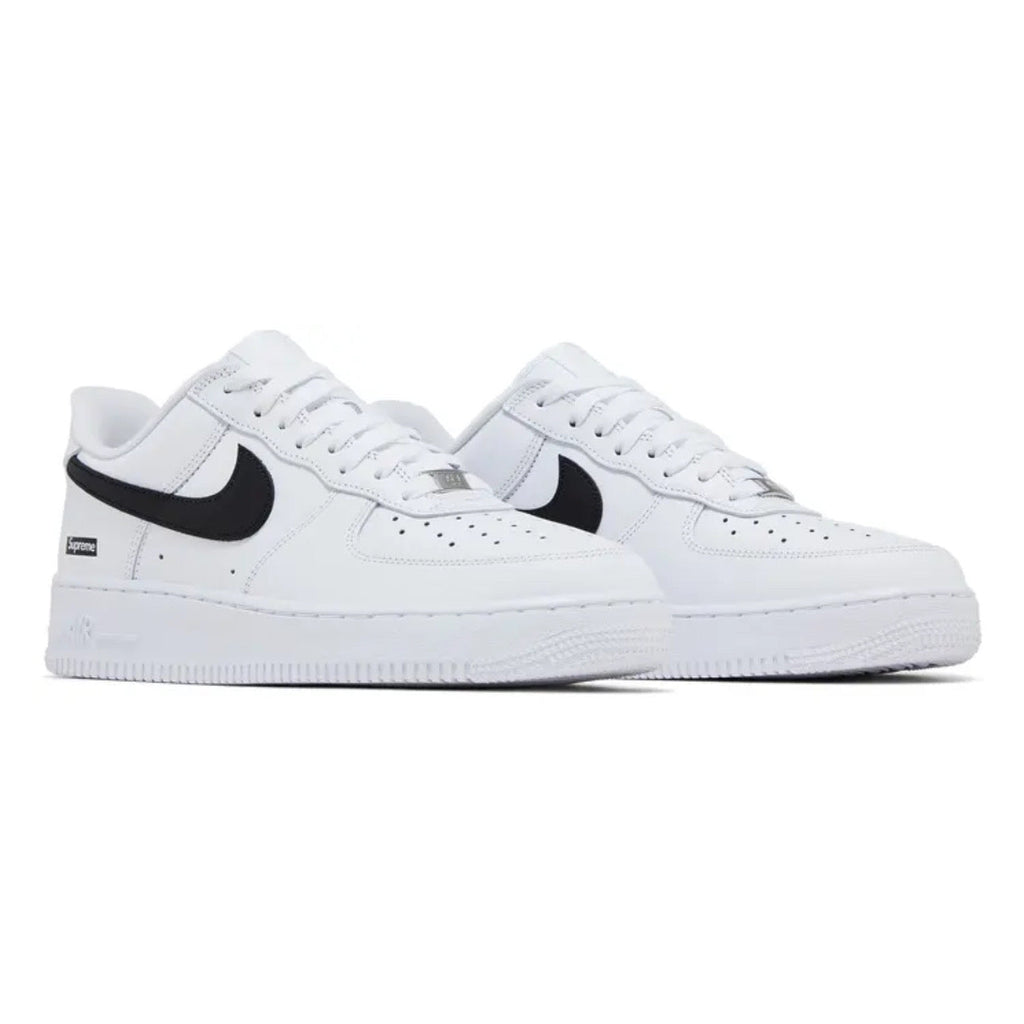 Supreme x Nike Air Force 1 Low 'Box / Logo / White / Black'