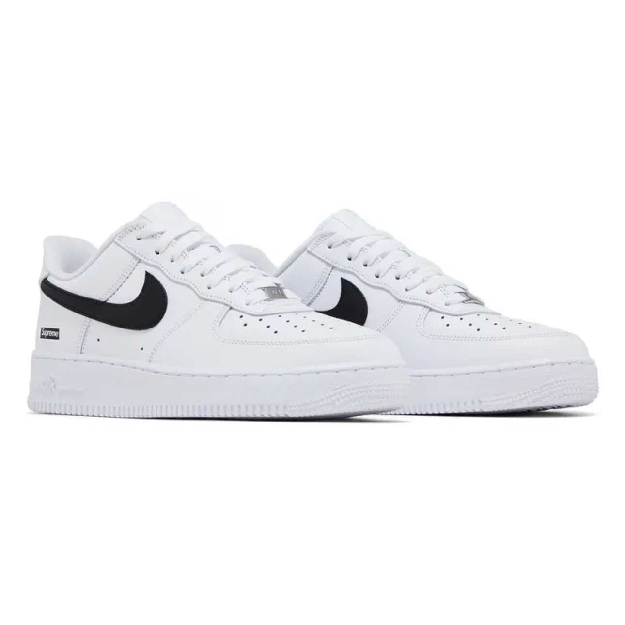 Supreme x Nike Air Force 1 Low 'Box / Logo / White / Black'