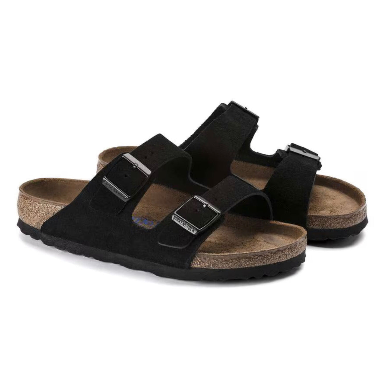 Birkenstock Arizona Soft Footbed Suede 'Black'