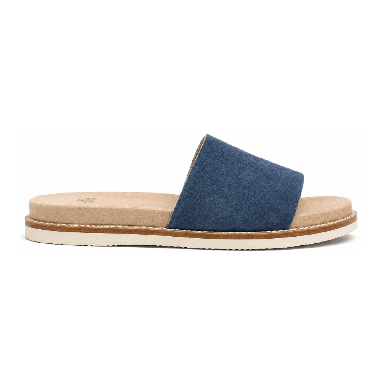 Brunello Cucinelli Suede Slide 'Navy'