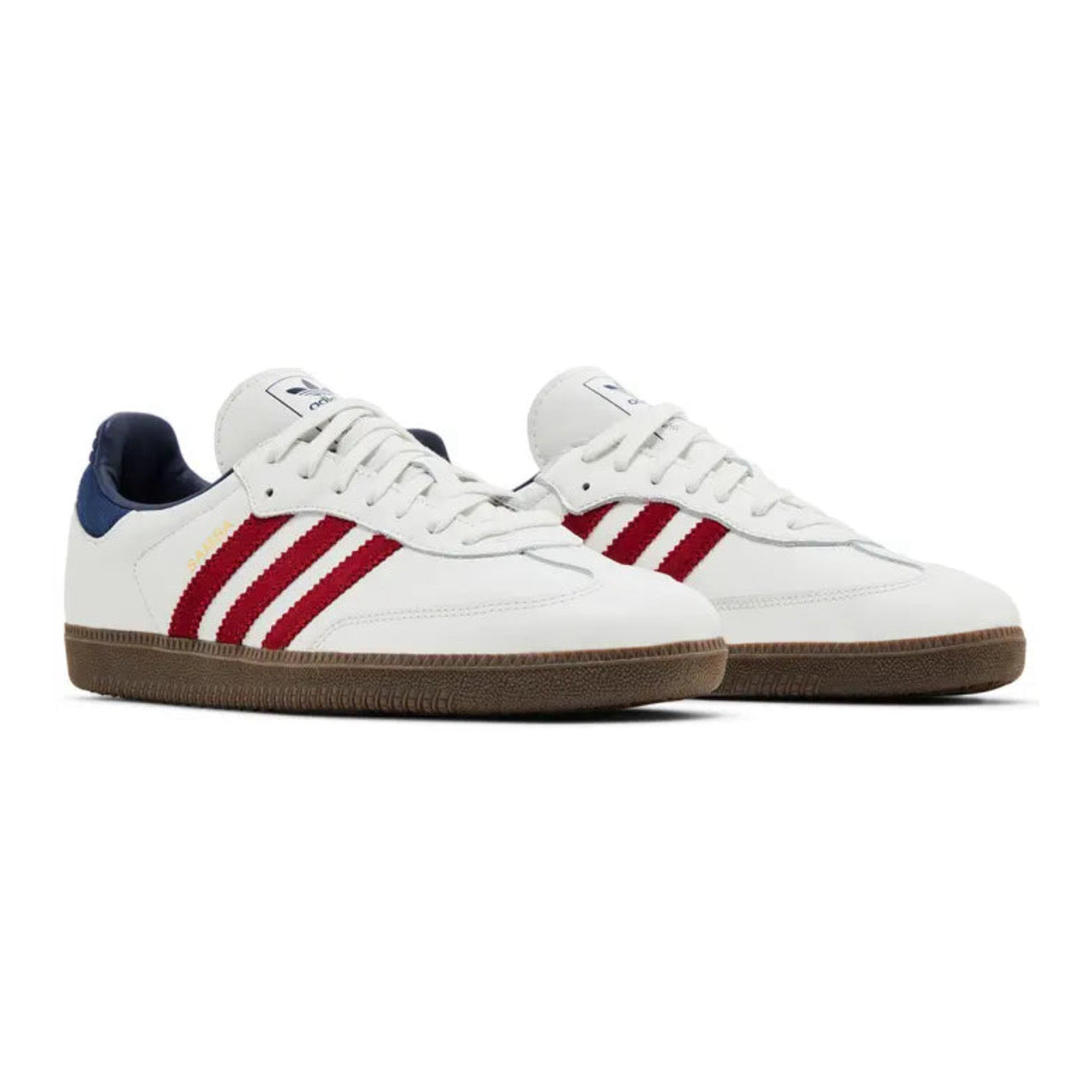 adidas Samba OG 'Cloud White / Team Victory Red / Night Indigo'