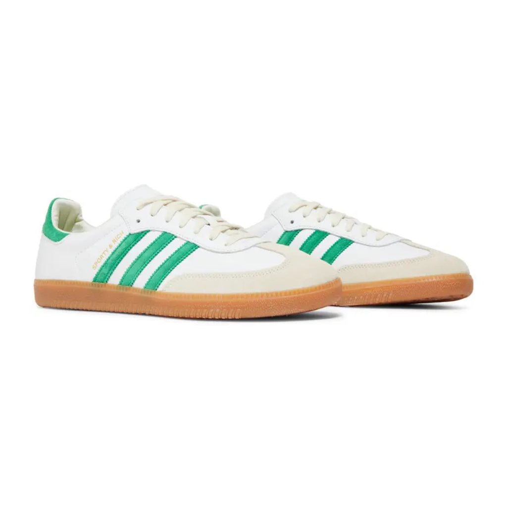 Sporty & Rich x adidas Samba OG 'White / Green'