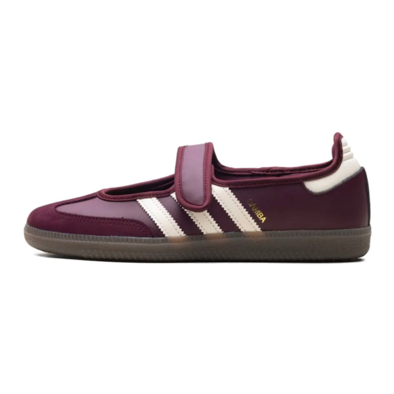 adidas Samba Mary Jane 'Maroon / Cream White / Gold Metallic'