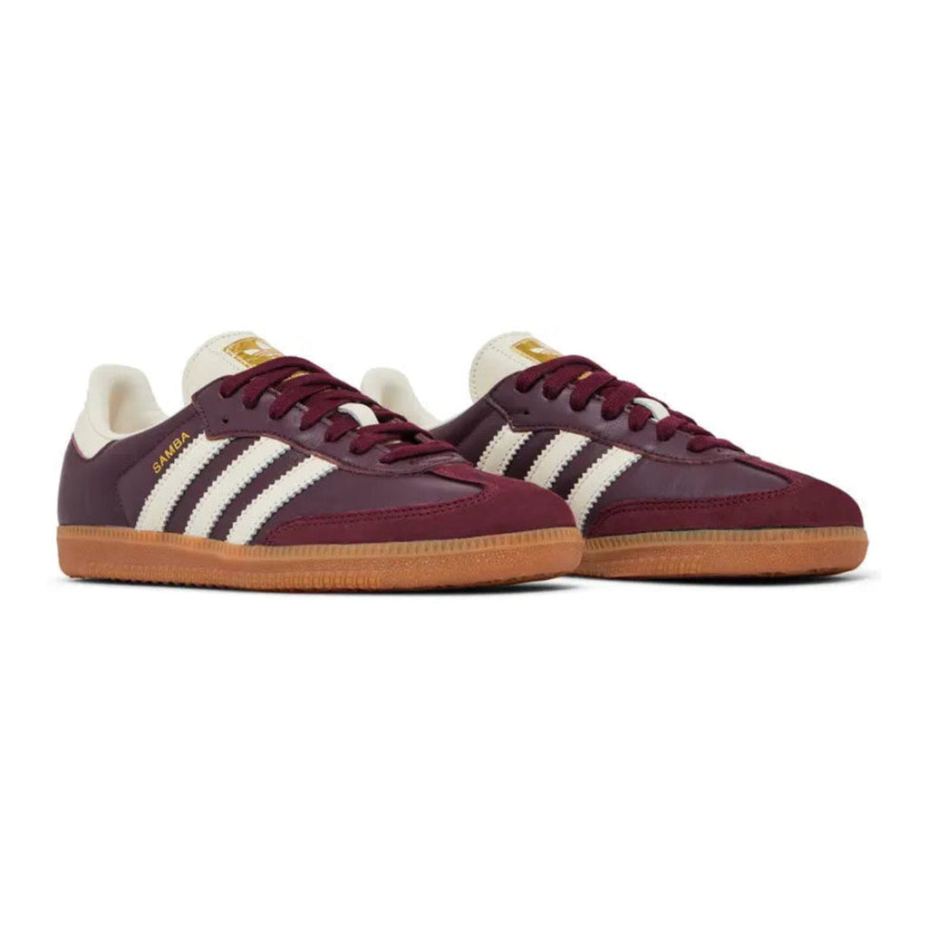 adidas Samba OG 'Maroon / Gold Metallic'