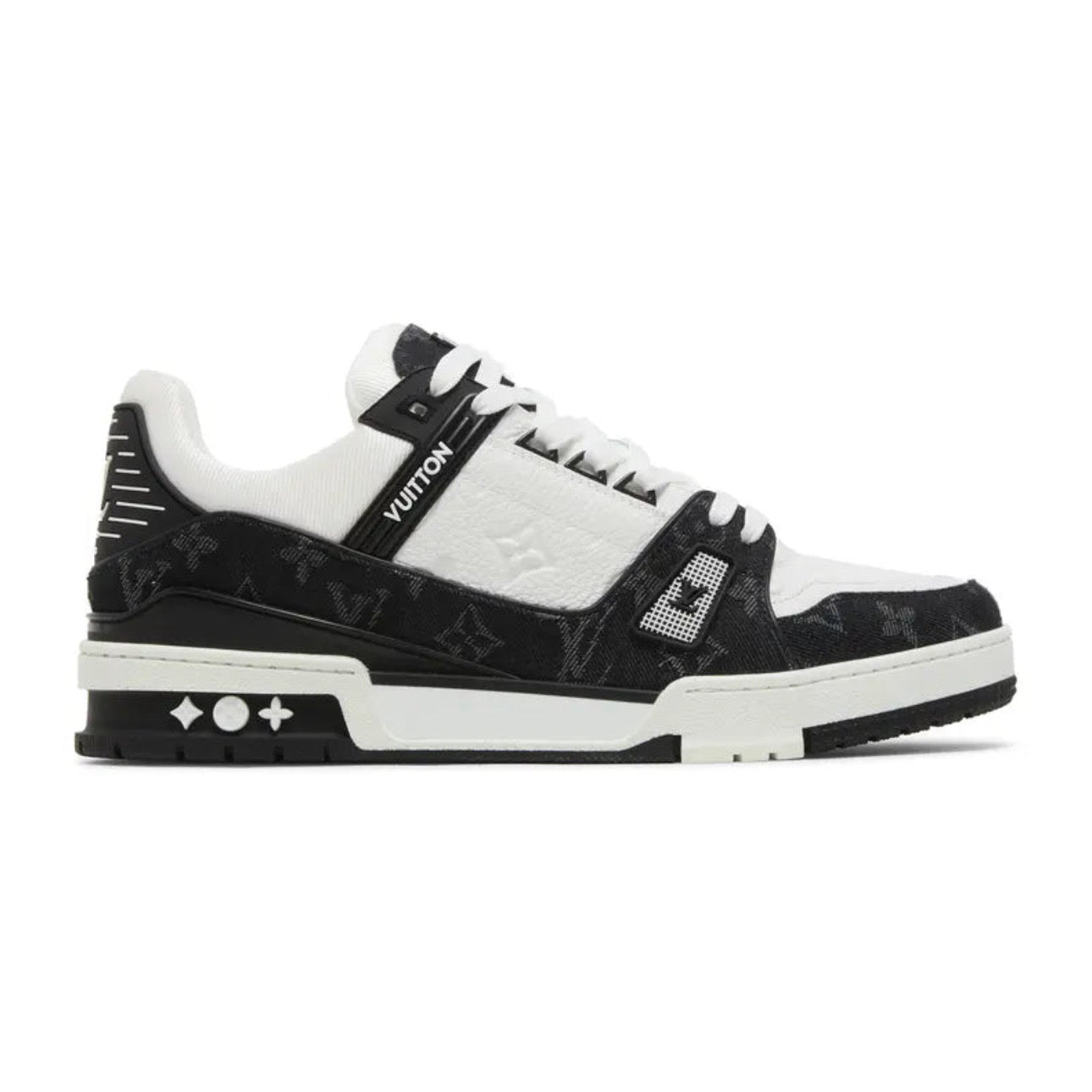 Louis Vuitton Trainer 'Black / Monogram / Denim'