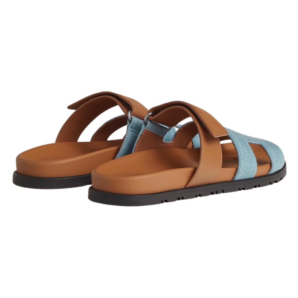 Hermès Chypre Calfskin 'Bleu Clair / Naturel'
