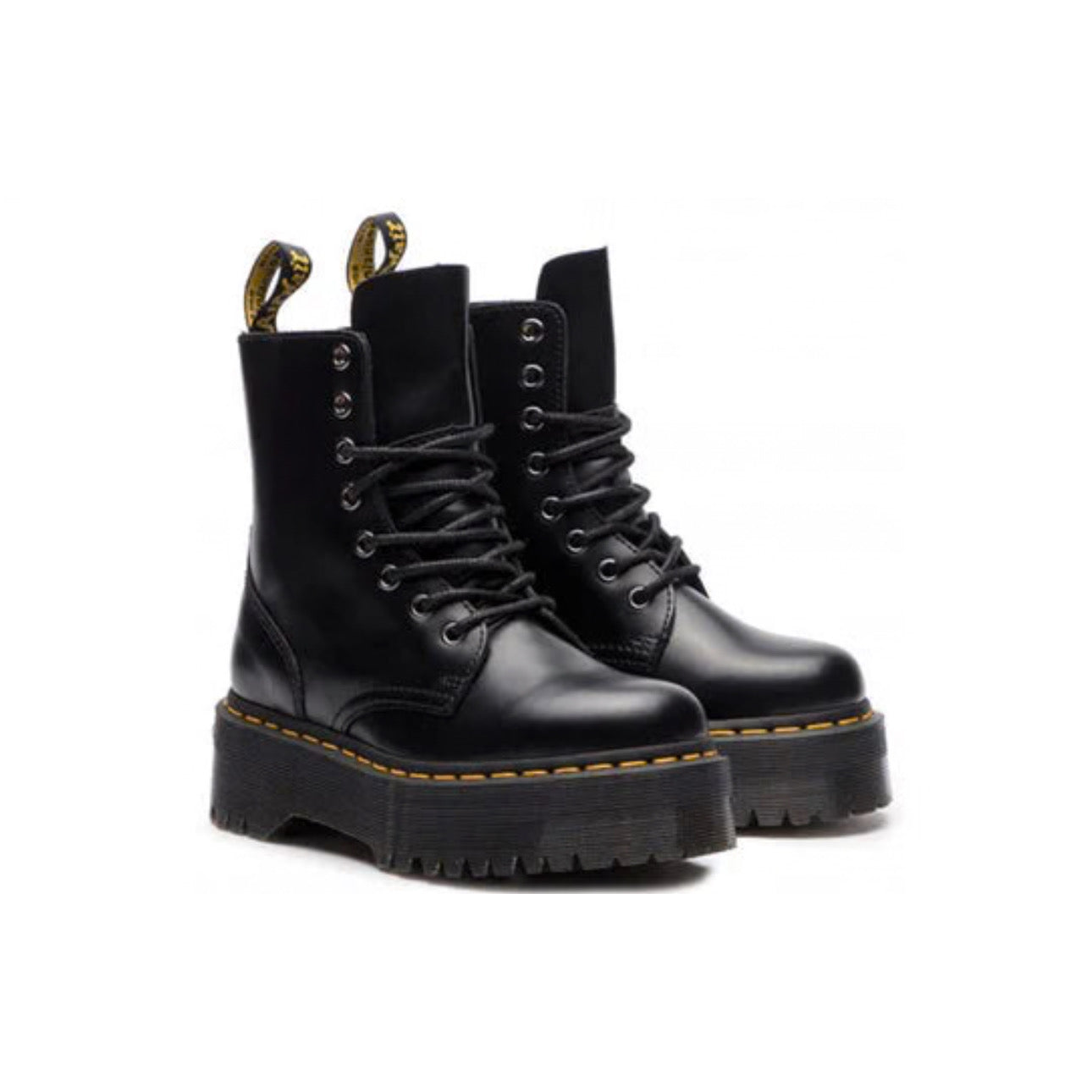 Dr. Martens Jadon Platform Boot 'Black Smooth Leather'