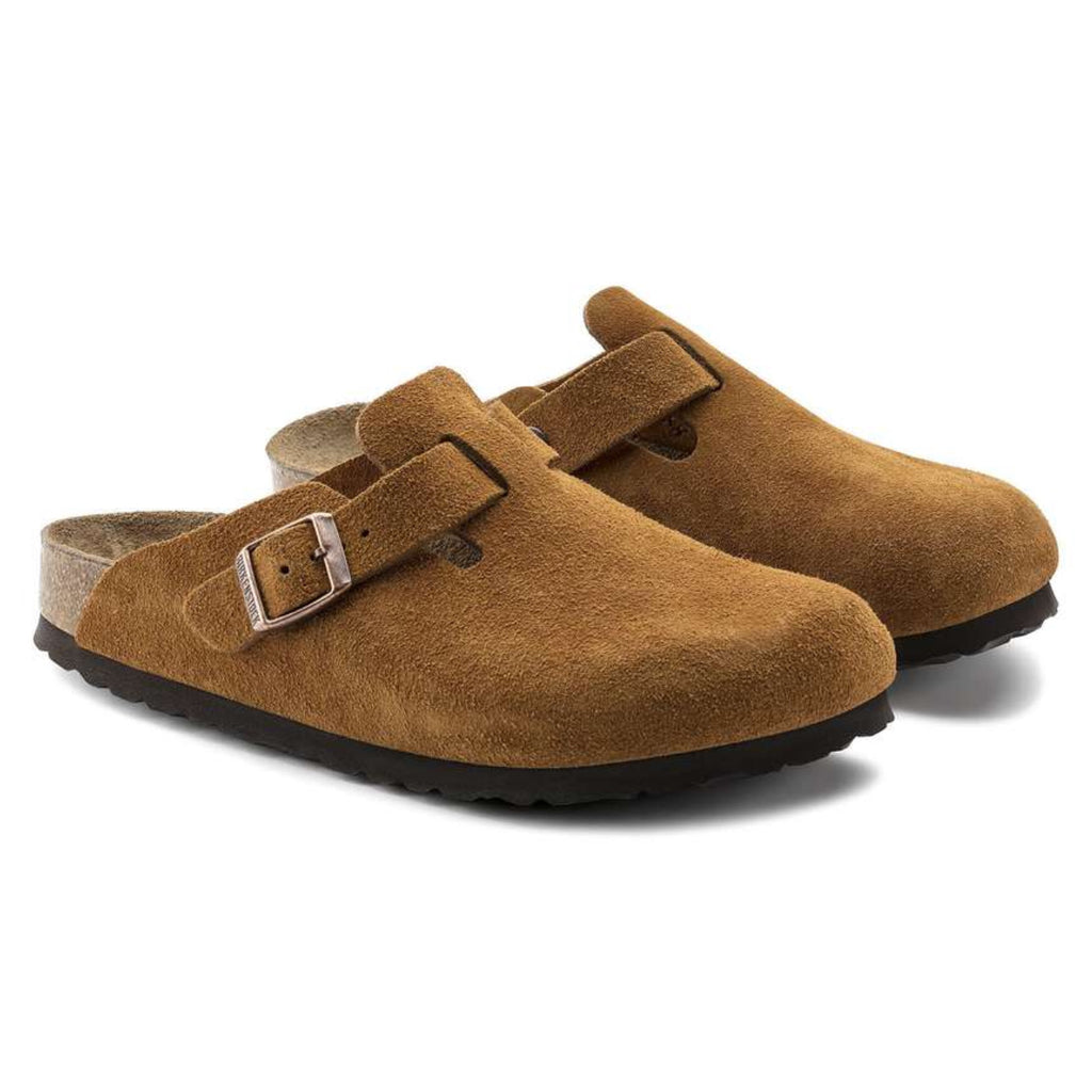 Birkenstock Boston Soft Footbed Suede 'Mink'