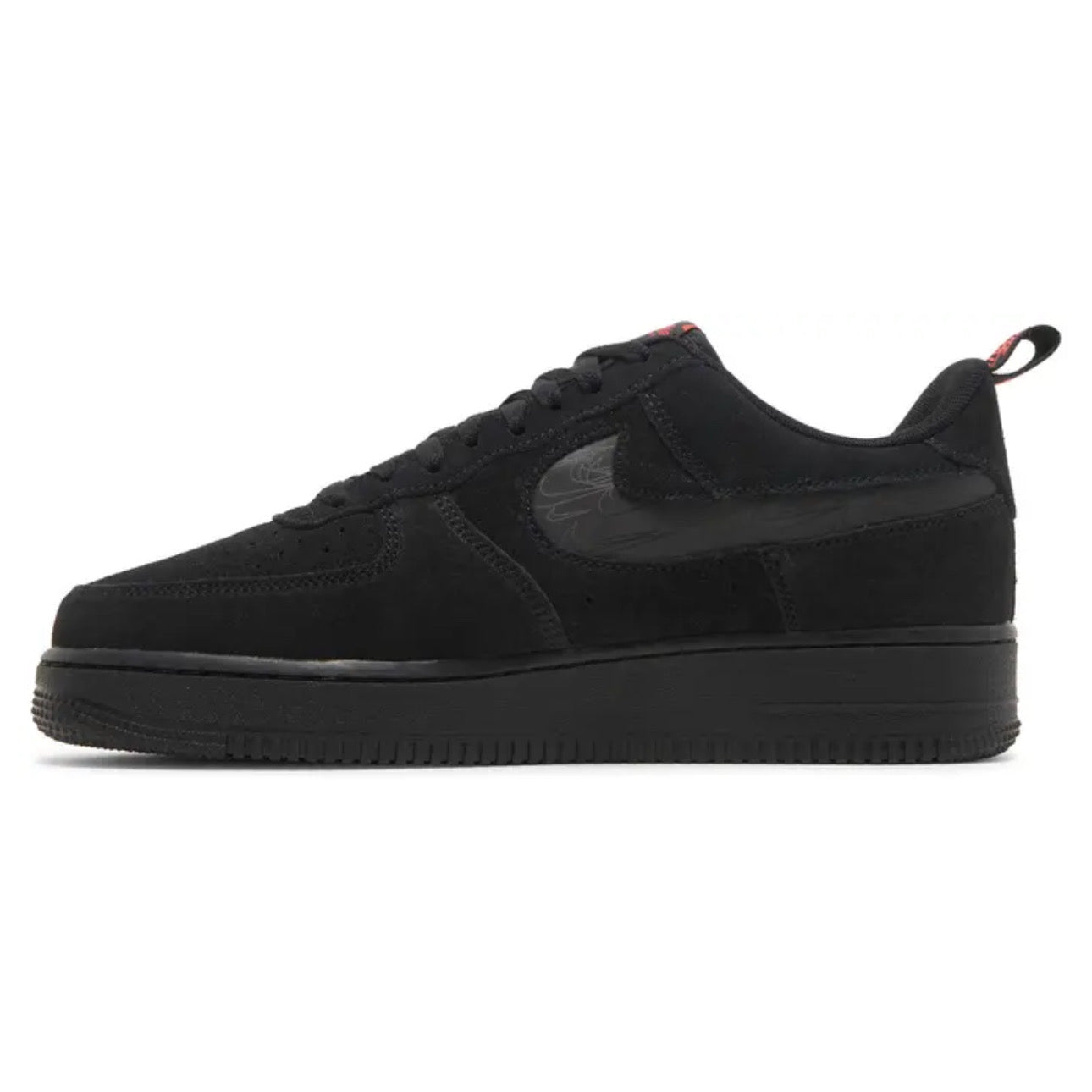 Nike Air Force 1 '07 LV8 'Reflective / Swoosh / Black / Crimson'