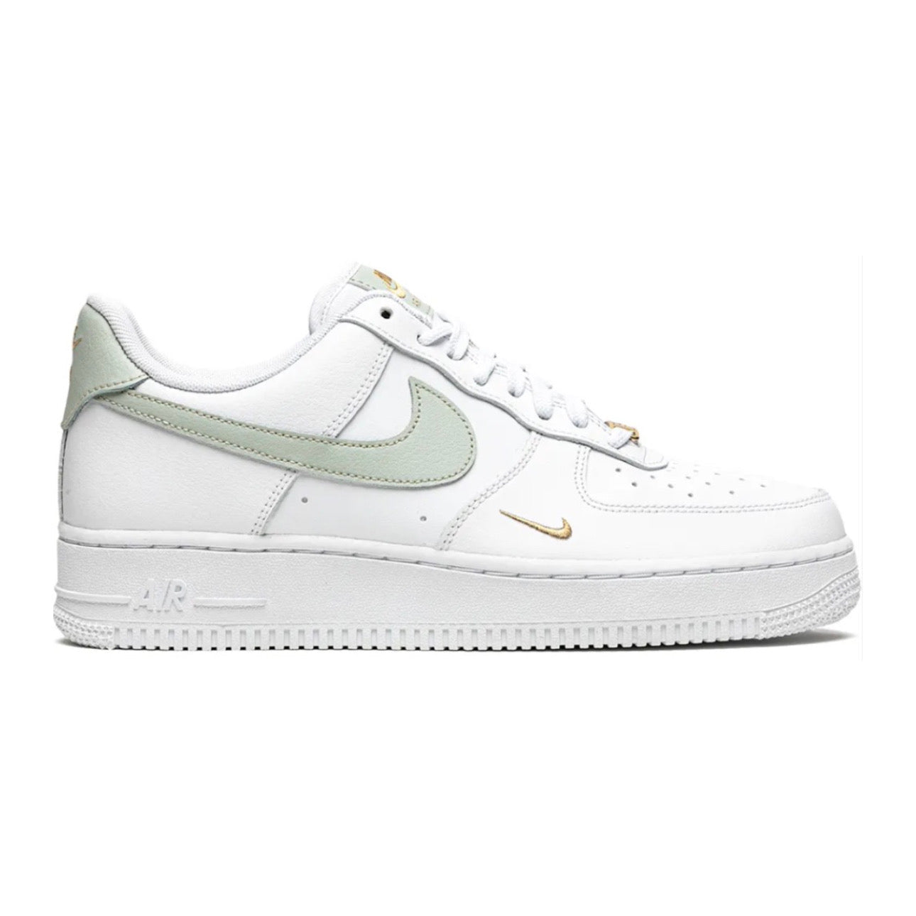 Nike Air Force 1 Low ’07 Essential White Green Gold Mini