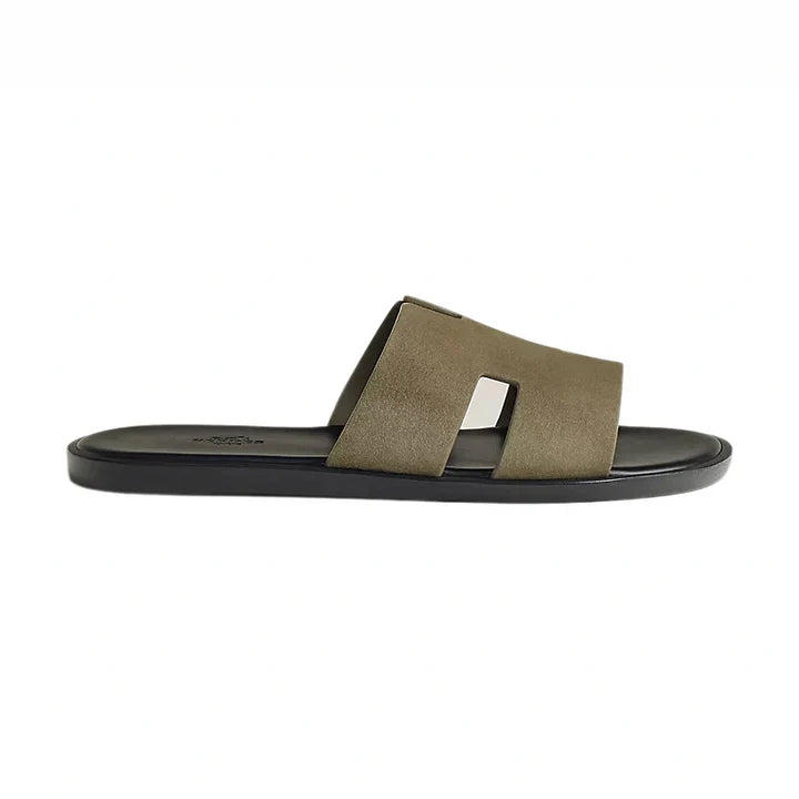 Hermès Haven Suede Slip-On 'Olive'