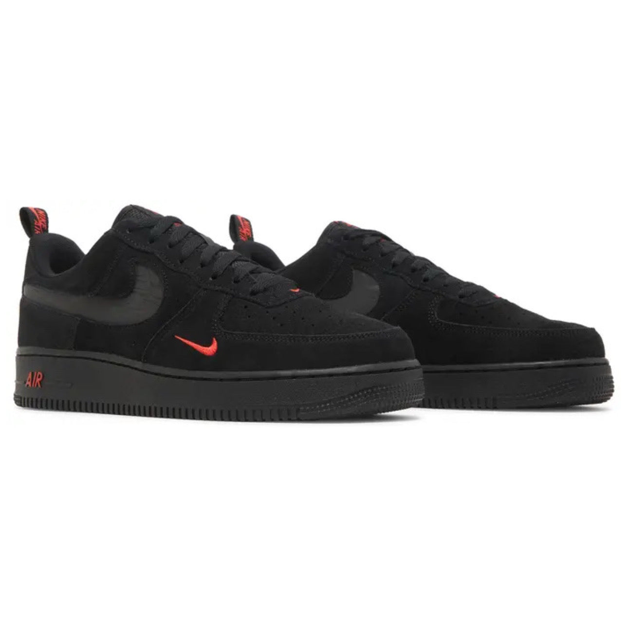 Nike Air Force 1 '07 LV8 'Reflective / Swoosh / Black / Crimson'