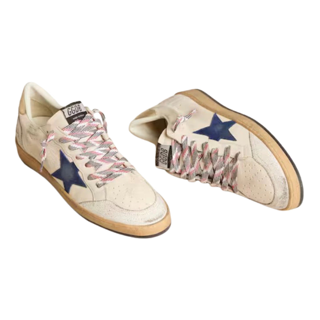 Golden Goose Ball Star 'Cream / Blue'