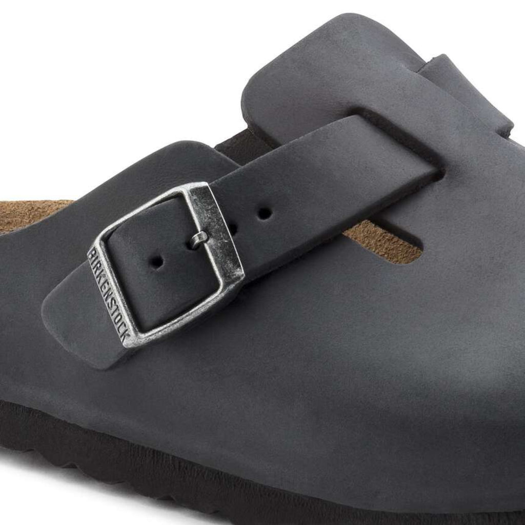 Birkenstock Boston Oiled Leather 'Black'