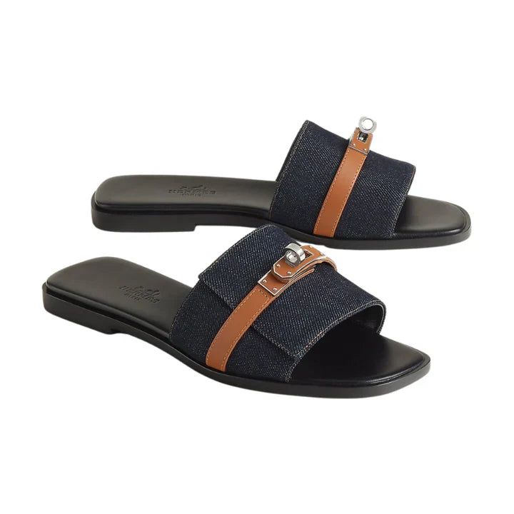 Hermès Giulia 'Bleu Brut / Naturel'