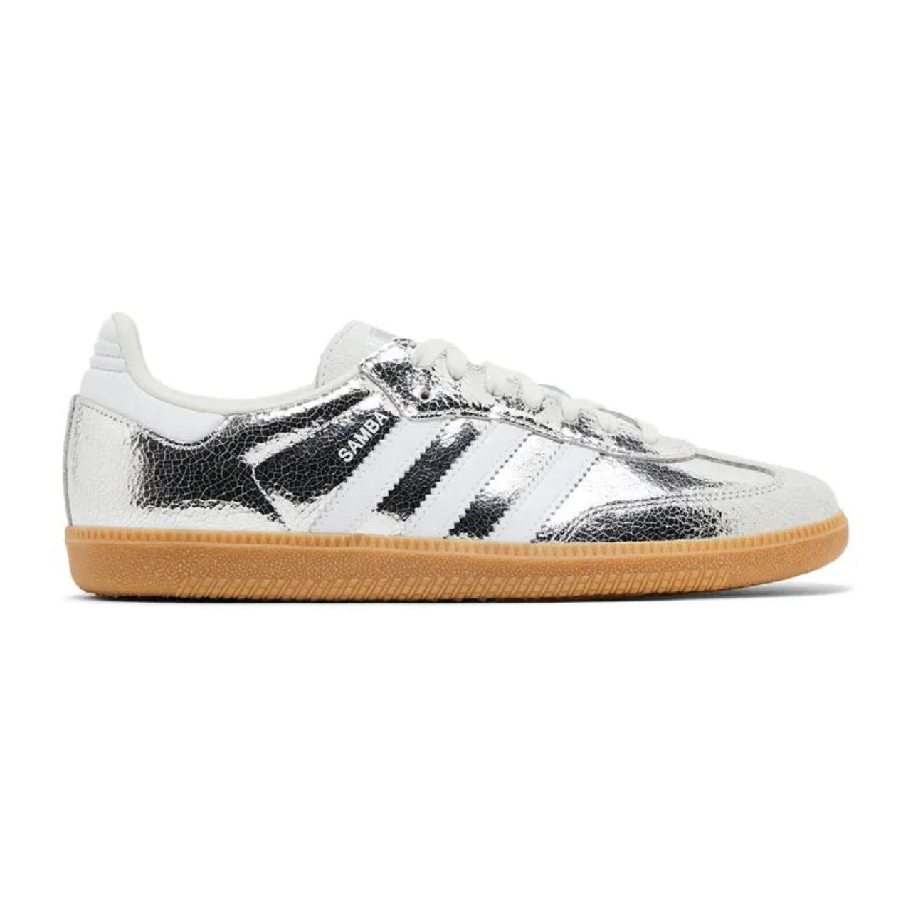 adidas Samba OG 'Silver Metallic / Cracked Leather'